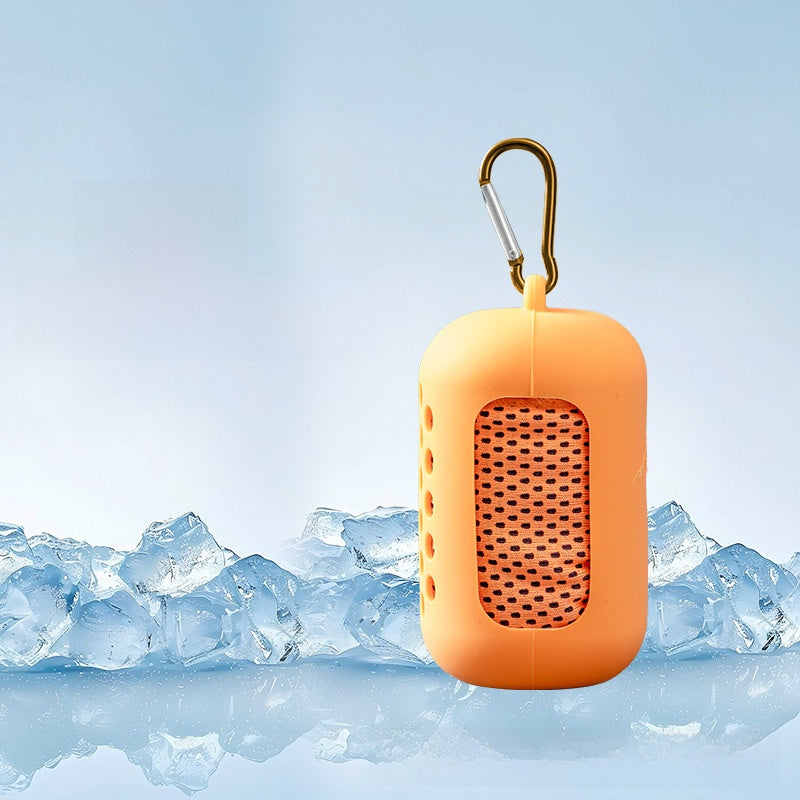Cooling Sports Towel with Silicone Case