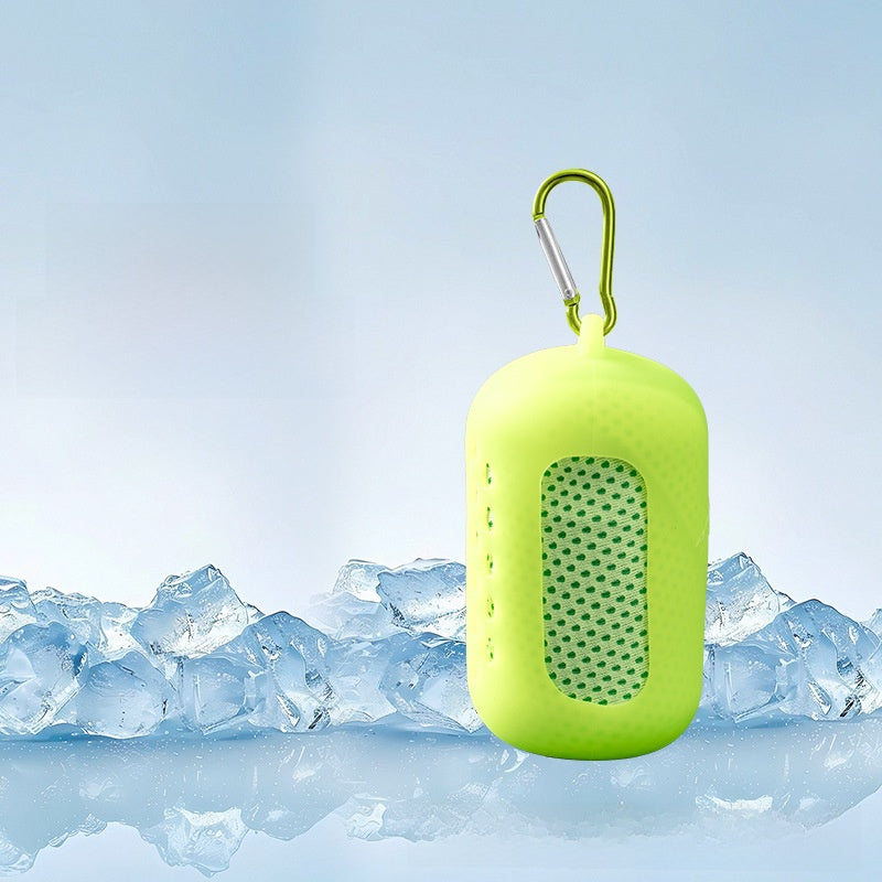 Cooling Sports Towel with Silicone Case