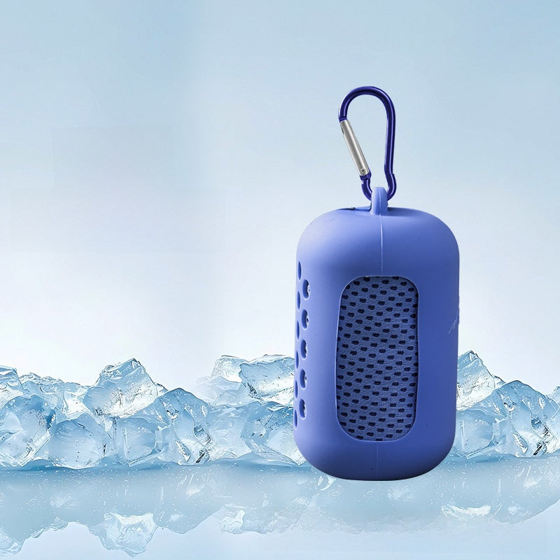 Cooling Sports Towel with Silicone Case