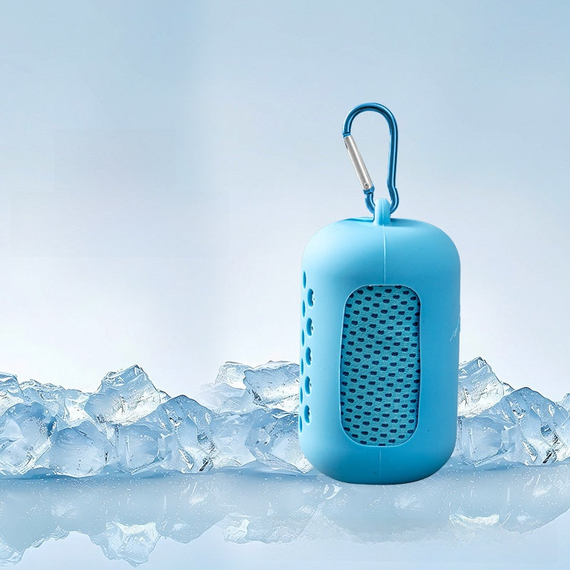 Cooling Sports Towel with Silicone Case