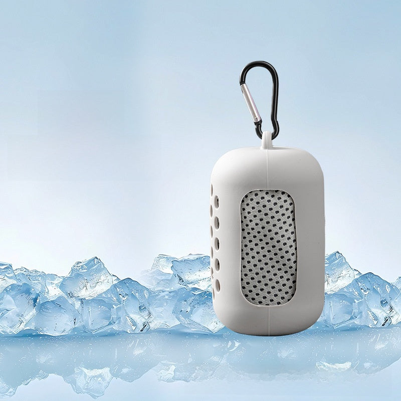 Cooling Sports Towel with Silicone Case